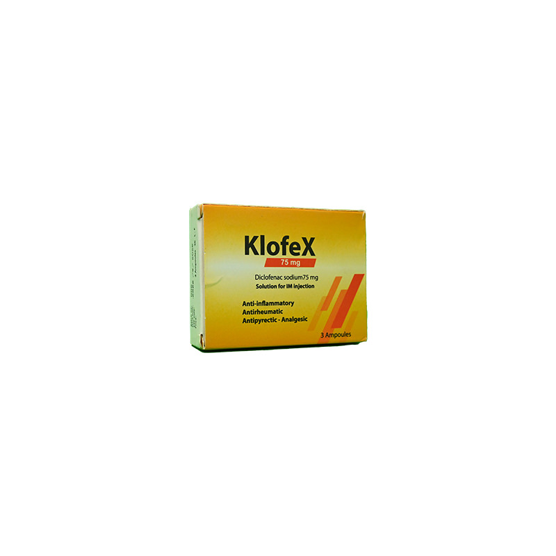 KLOFEX 75 MG 3 AMP