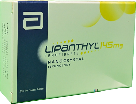 LIPANTHYL 145MG 20 TAB