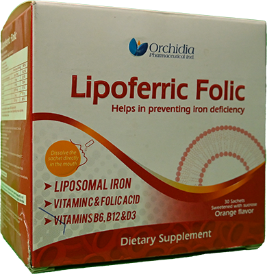 LIPOFERRIC FOLIC 30 SACHETS