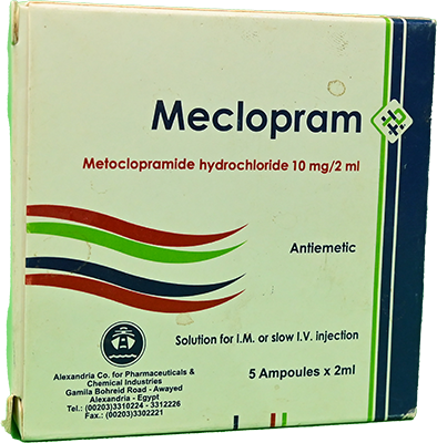 MECLOPRAM 10 MG 5 AMP