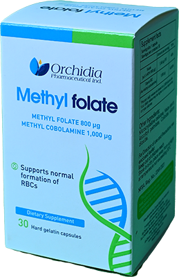 METHYL FOLATE (ORCHIDA ) 30 CAPS