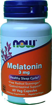 NOW MELATONIN 3MG 60 CAP