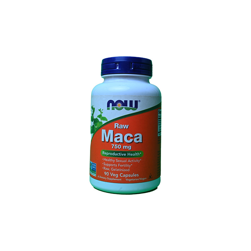 NOW RAW MACA 750 MG 90 CAP