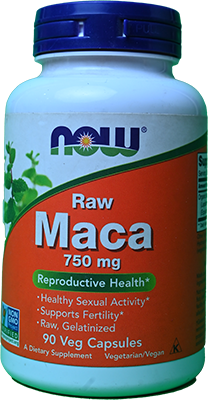 NOW RAW MACA 750 MG 90 CAP