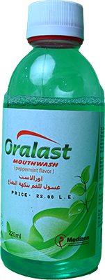 ORALAST MOUTHWASH PEPPERMINT FLAV 220 ML