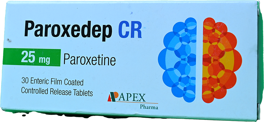 PAROXEDEP CR 25MG 30 TAB