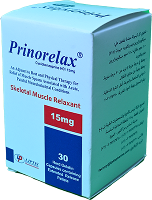 PRINORELAX 15 MG 30 CAP