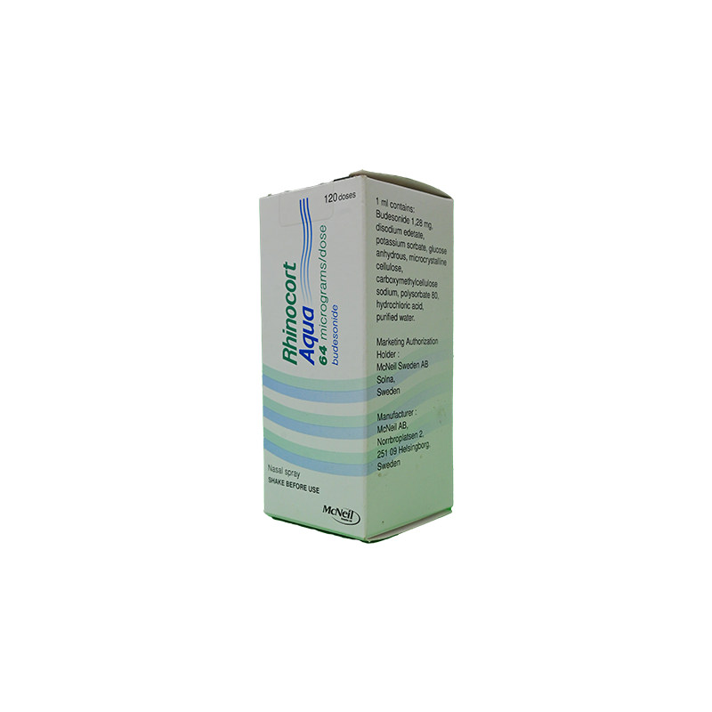 RHINOCORT AQUA 64 MIC SPRAY 120 DOSES