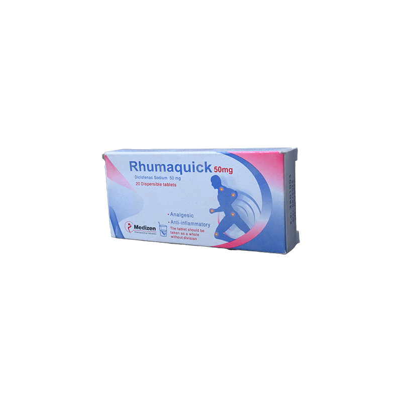 RHUMAQUICK 50 MG 20 TAB