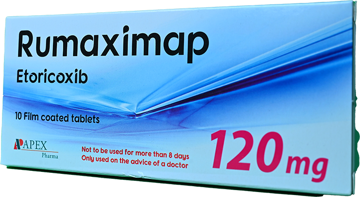 RUMAXIMAP 120 MG 10 TAB