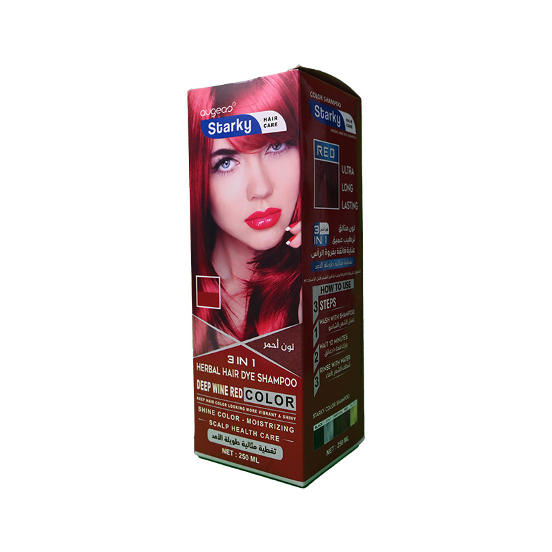 STARKY HAIR DYE SHAMPOO RED COLOR 250 ML
