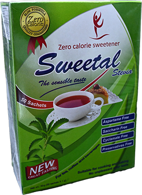 SWEETAL STEVIA 50 SACHETS