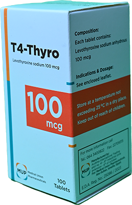 T4 THYRO 100 MCG 100 TAB