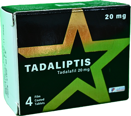 TADALIPTIS 20 MG 4 TAB