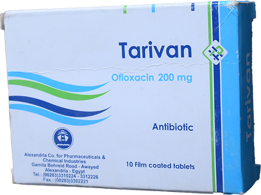 TARIVAN 200 MG 10 TAB