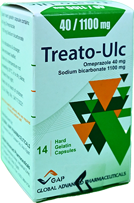 TREATO-ULC 40/1100 MG 14 TAB