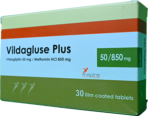 VILDAGLUSE PLUS 50 /850 MG 30 TAB