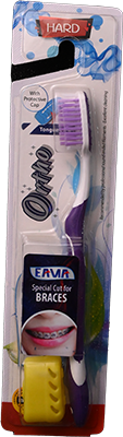 EAMA ORTHO SPECIAL CUTFOR BRACES HARD TOOTHBRUSH 1 BOX