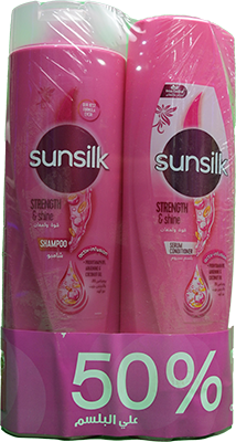 SUNSILK STRENGTH&SHIN SH 350ML+COND 350ML SP.OFFER 1 BOX