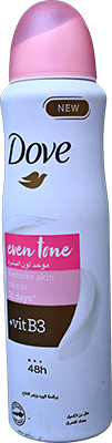 DOVE EVEN TONE SPRAY 150ML 1 BOX