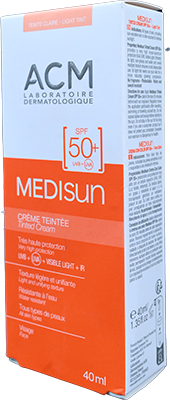 ACM MEDISUN SPF 50 TINTED CREAM 40 ML 1 BOX