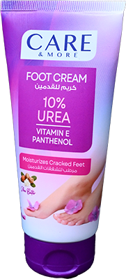 CARE&MORE UREA 10% FOOT CREAM 100ML 1 BOX