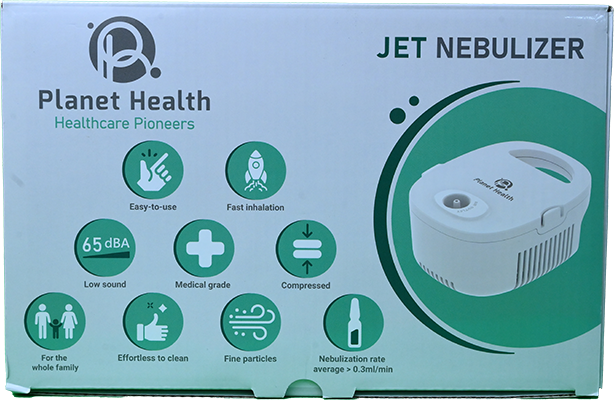 PLANET HEALTH JET NEBULIZER 1 BOX