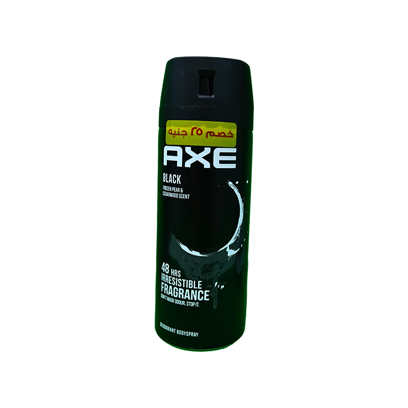 AXE BLACK FORZEN PEAR&CEDAR WOOD 150ML SP DIS 25LE 1 BOX
