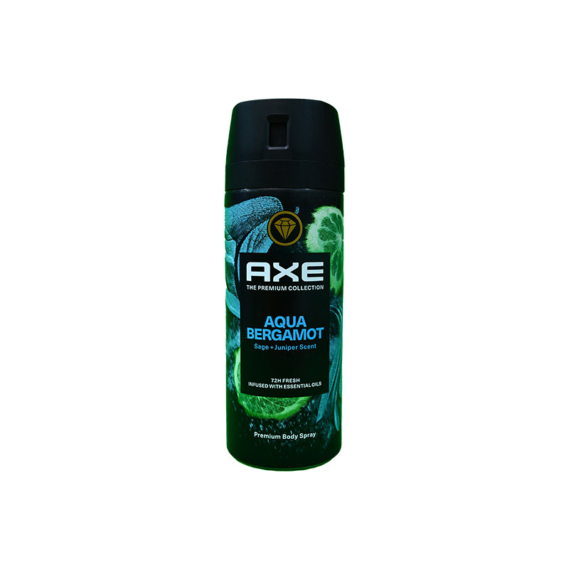 AXE AQUA BERGAMOT SPRAY 150 ML 1 BOX