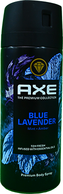 AXE BLUE LAVENDER SPRAY 150 ML 1 BOX