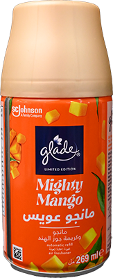 GLADE AUTOMATIC REFILL MIGHTY MANGO 269ML 1 BOX