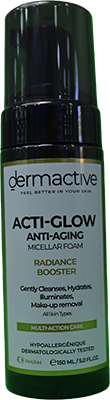DERMACTIVE ACTI GLOW RADIANCE BOOSTER FOAM 150ML 1 BOX