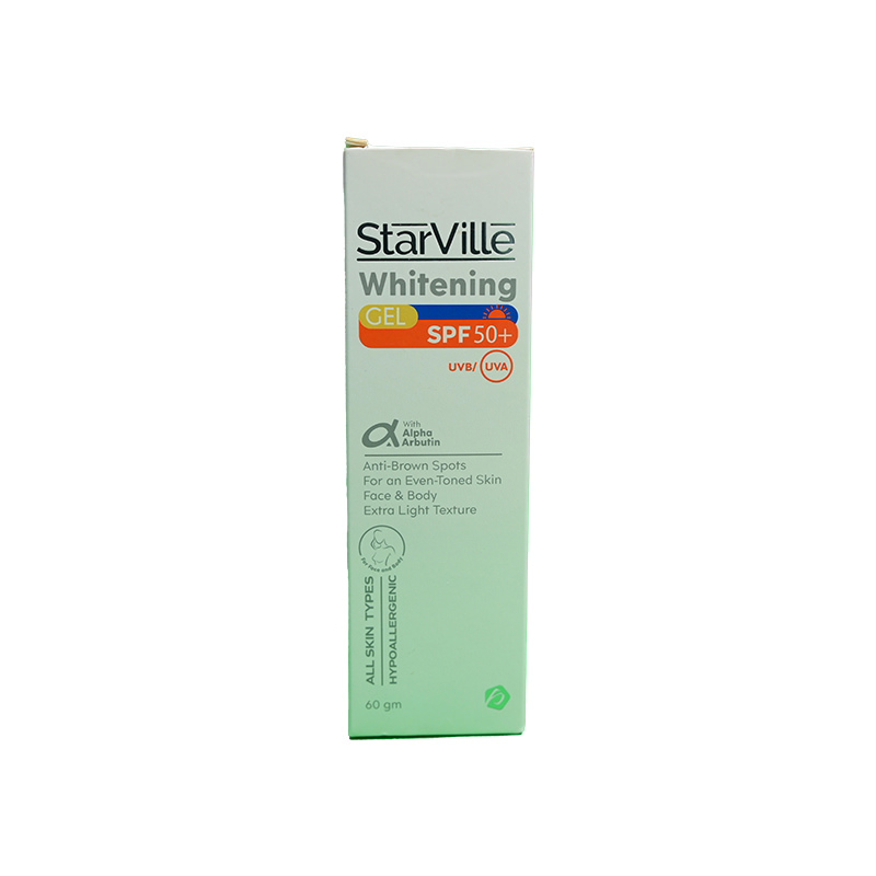 STARVILLE WHITENING SPF50+ GEL 60 GM 1 BOX