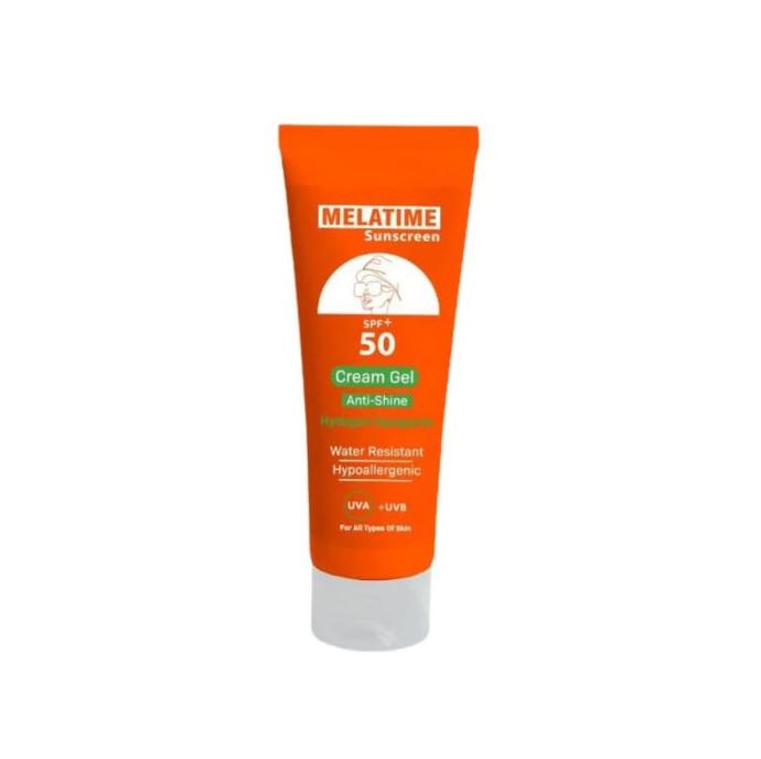 MELATIME SUNSCREEN CREAM GEL SPF 50+ 120 ML 1 BOX