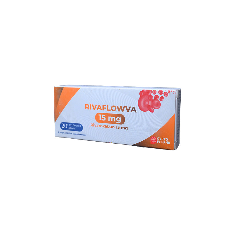 RIVAFLOWVA 15 MG TAB 2 STRIP 20 TAB
