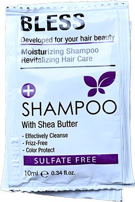 BLESS SHAMPOO WITH SHEA BUTTER 10 ML 1 ONE UNIT