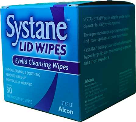 SYSTANE LID 30 WIPES 1 BOX