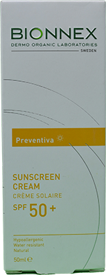 BIONNEX PREVENTIVA SUNSCREEN SPF50+ CREAM 50 ML 1 BOX