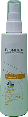 BIONNEX PREVENTIVA SUNSCREEN SPF 50+ KIDS SP 200ML 1 BOX