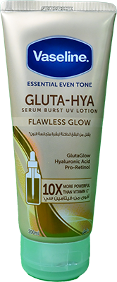 VASELINE GLUTA HYA FLAWLESS GLOW SERUM LOT 200ML 1 BOX