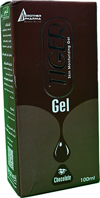 TIGER GEL CHOCOLATE 100 ML  1 BOX