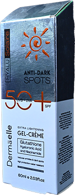 DERMAELLE SOLAIRE SPF50 GEL CREAM 60 ML  1 BOX