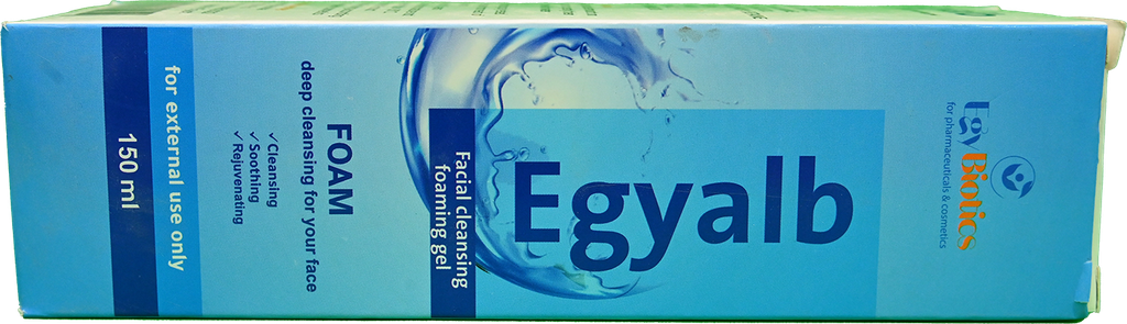 EGYALB FACIAL CLEANSING FOAMING GEL 150 ML  1 BOX