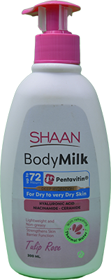 SHAAN BODY MILK TULIP ROSE 300 ML 1 BOX