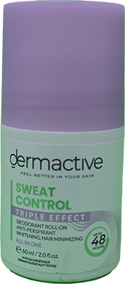 DERMACTIVE SWEAT CONTROL TRIPLE EFFECT 60ML 1 BOX