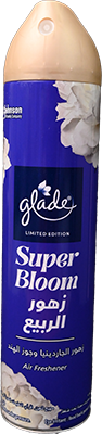 GLADE AIR FRESHENER SUPER BLOOM 300 ML 1 BOX