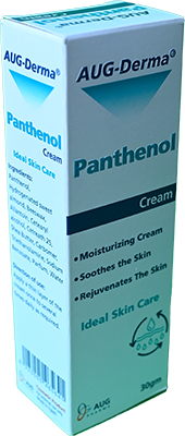 AUG DERMA PANTHENOL CREAM 30 GM 1 BOX