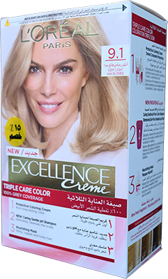 LOREAL EXCELLENCE CREME NO 9.1 OFFER 15% 1 BOX