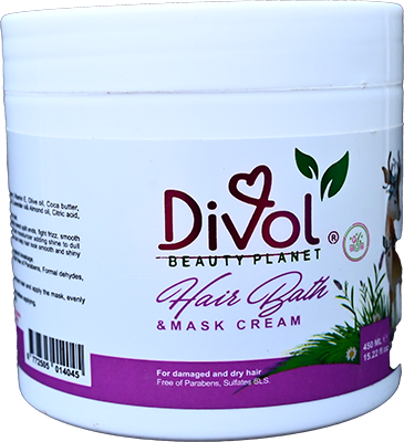 DIVOL HAIR BATH& MASK CREAM 450ML 1 BOX