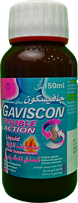 GAVISCON DOUBLE ACTION 150 ML SYRUP 1 BOX